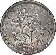 1 Scudo, Italy, 1735-1750 reverse image