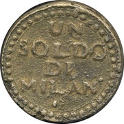 1 Soldo Siege coinage reverse image