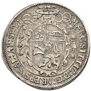 ¼ Thaler - Markus Sittikus von Hohenems obverse image