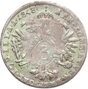 3 Kreuzers - Ferdinand I reverse image