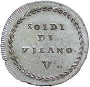 5 Soldi Siege of 1799 reverse image