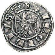 Grosso "with Eagle" - Louis I or Guy Gonzaga obverse image