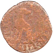 Quattrino - Francis II dog, reliquary obverse image