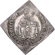 ¼ Thaler - Paris von Lodron, Austria, 1620-1622 reverse image