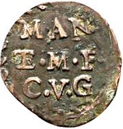 1 Soldo - Ferdinando Carlo Gonzaga, Italy, 1669-1708 reverse image