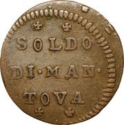 1 Soldo - Charles VI, Italy, 1731-1736 reverse image