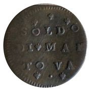 1 Soldo - Maria Theresia, Italy, 1750-1757 reverse image
