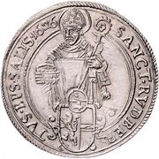 ¼ Thaler Madonna - Paris von Lodron, Austria, 1626 reverse image