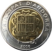 1 Diner Pope Benedictus XVI obverse image