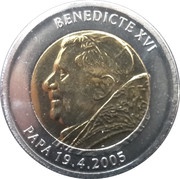 1 Diner Pope Benedictus XVI reverse image