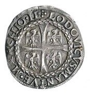 ½ Testone - Louis III obverse image