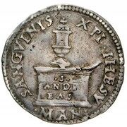 ½ Testone - Frederick II, Italy, 1519-1530 reverse image