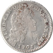 40 Soldi = 1 Lira - Ferdinand Charles Gonzaga obverse image