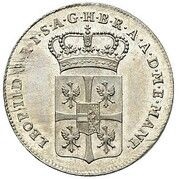 1 Lira - Leopold II obverse image