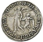 "Light" Testone - Francis III, Italy, 1540-1550 reverse image
