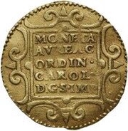 Gold Florin - Charles I reverse image