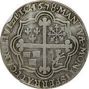 1 Scudo - Ferdinando Carlo, Italy, 1675-1680 reverse image