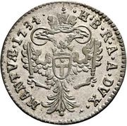 20 Soldi - Carlo VI, Italy, 1714-1736 reverse image