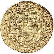 1 Doppia - Vincent I, Italy, 1587-1612 reverse image