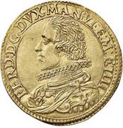 1 Doppia - Ferdinando I Gonzaga obverse image
