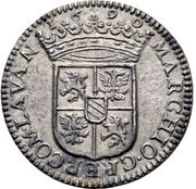 1 Lira - Carlo Besso, Italy, 1690 reverse image