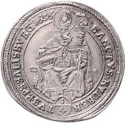 ¼ Thaler - Guidobald von Thun, Austria, 1656-1663 reverse image