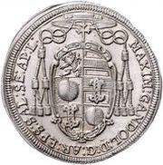 ¼ Thaler - Max Gandolf von Kuenburg obverse image