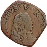 1 Quattrino - Felipe V obverse image