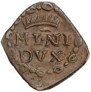 1 Quattrino - Carlo III, Italy, 1707 reverse image