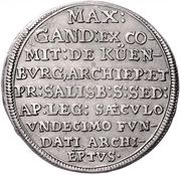 15 Kreuzers - Max Gandolf von Kuenburg, Austria, 1682 reverse image