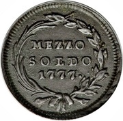 ½ Soldo - Maria Theresia, Italy, 1776-1779 reverse image