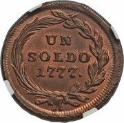 1 Soldo - Maria Theresia, Italy, 1777-1779 reverse image