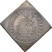 ¼ Thaler - Max Gandolf von Kuenburg, Austria, 1684 reverse image