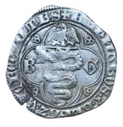 1 Grosso - Barnabò and Galeazzo II Eagle obverse image