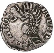 1 Grosso - Bernabò, Galeazzo II and John Galeazzo, Italy, 1382-1385 reverse image