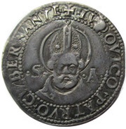 Milan, Duchy of, 1 Grosso Regency of Gian Galeazzo Sforza, Italy, 1481-1494 reverse image
