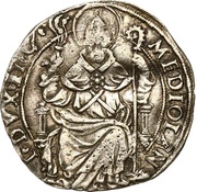 Louis XII - Duché de Milan - Gro royal de six sous, Italy, 1500-1512 reverse image