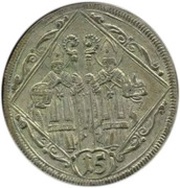 15 Kreuzers - Johann Ernst von Thun, Austria, 1694 reverse image