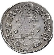 20 Soldi - Filippo IV, Italy, 1655 reverse image