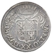 20 Soldi - Carlo VI, Italy, 1723-1726 reverse image