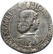 Teston - Gian Galeazzo II Maria with Regency of Ludovico Maria Sforza obverse image