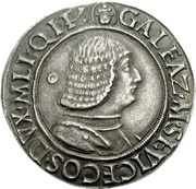 1 Testone - Galeazzo Maria Sforza obverse image