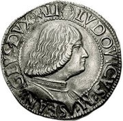 1 Teston - Ludovico Maria Sforza obverse image