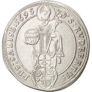 ¼ Thaler - Johann Ernst von Thun, Austria, 1694-1708 reverse image