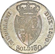 30 Soldi - Franz II, Italy, 1794-1800 reverse image