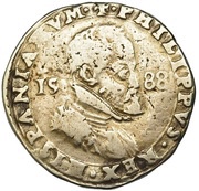½ Scudo - Filippo II obverse image