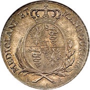 1 Scudo - Joseph II, Italy, 1781-1786 reverse image