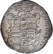 1 Filippo - Carlo II, Italy, 1666 reverse image