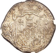 1 Filippo - Maria Theresa, Italy, 1741-1749 reverse image