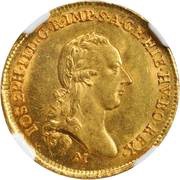 ½ Sovrano - Joseph II obverse image